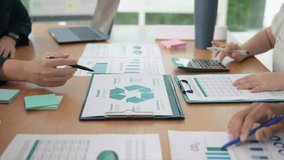 Carbon offset price report CO2 emission. Future growth Net zero waste in ESG ethical SME office protect climate change global warming social issues clean project. Group people Eco friendly SDGs plan. - Powered by Shutterstock - Get 15% off with code: PIKWIZARD15