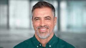 Smiling 45 years old banker, confident middle aged business man bank manager, mid adult professional businessman ceo executive in office, older mature entrepreneur, close up portrait. - Powered by Shutterstock - Get 15% off with code: PIKWIZARD15