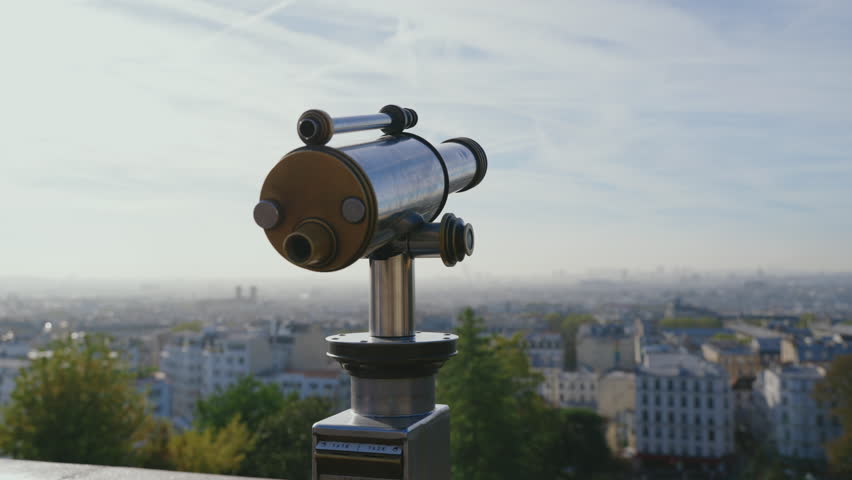 telescope from a paris viewpoint