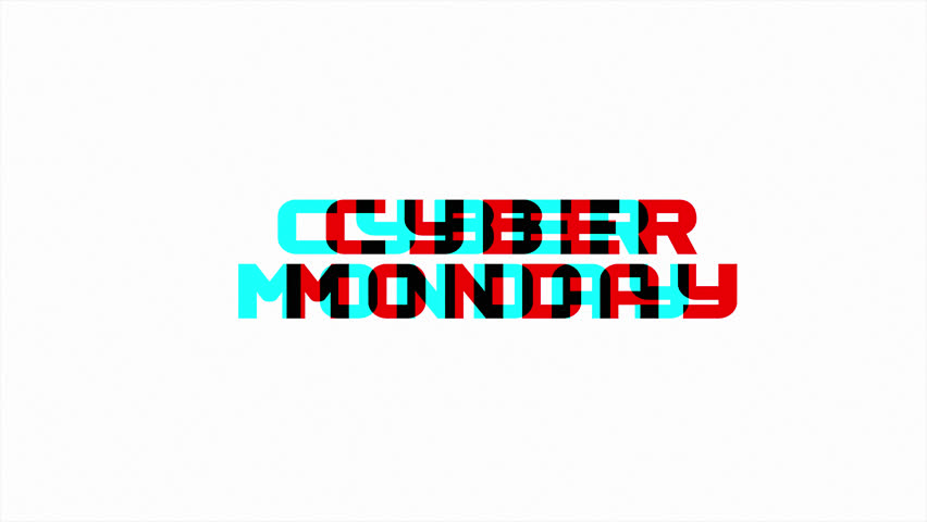 Cyber Monday glitch banner. Cyber Monday RGB channel glitchy text. CyberMonday sale web banner for advertising. Retail sale ad animation, online shopping, promo video. Royalty-Free Stock Footage #1111465549