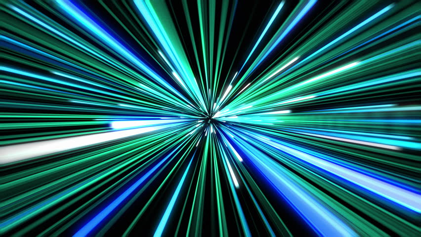 Super High Speed Futuristic Technology Illustration Seamless. Fast Data Transmitting Digital Information Stream Blue Green Lines. Neon Trails Loop Background 3d Animation Abstract Concept 4k UHD. | Shutterstock HD Video #1111471107