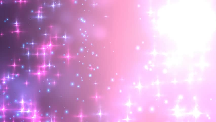 Sparkling swirly stars tunnel motion background 
