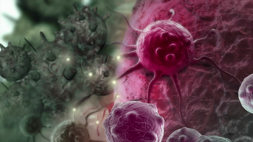 Animation of a damaged and disintegrating cancer cell	 | Shutterstock HD Video #1111497009