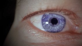 Biometric eye scanner identifying person, eye retina identification scan concept - Powered by Shutterstock - Get 15% off with code: PIKWIZARD15