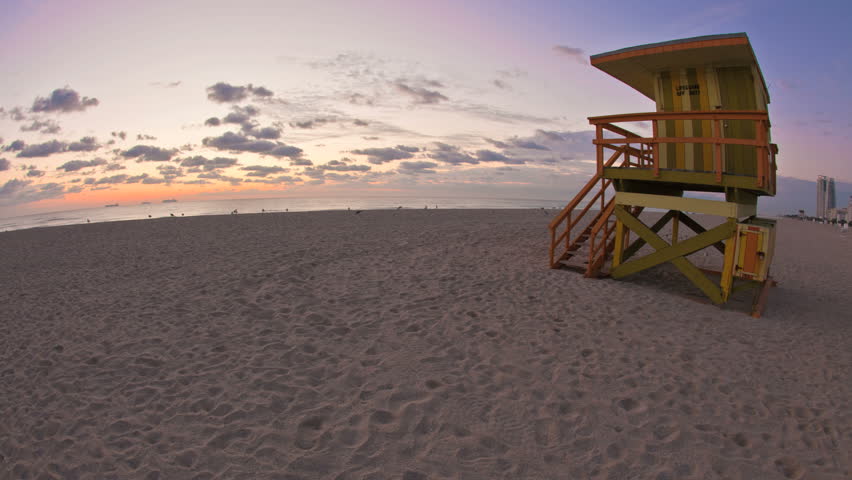 Miami Beach sunrise timelapse