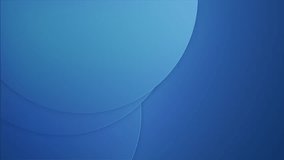 light blue minimal circle motion design abstract tech corporate background, seamless loop animation