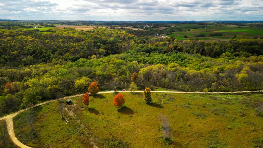 This footage was captured just outside of Governor Dodge, Wisconsin at Bethel Horizons.  