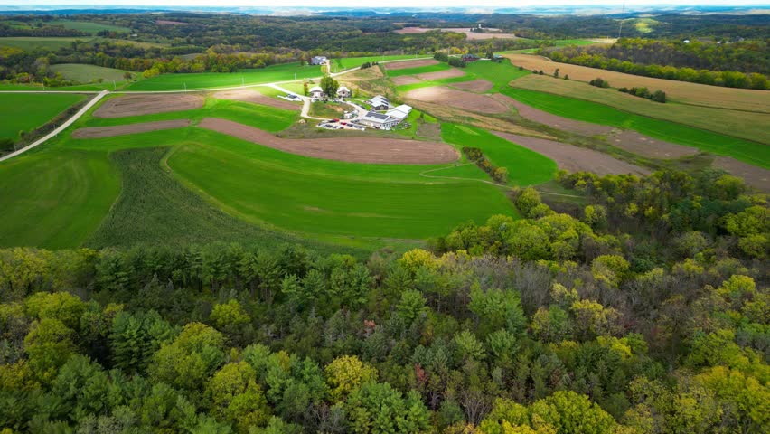 This footage is from Dodgeville, WI during a hiking event in the fall called Trails and Tastings.  It is a beautiful time of the year!