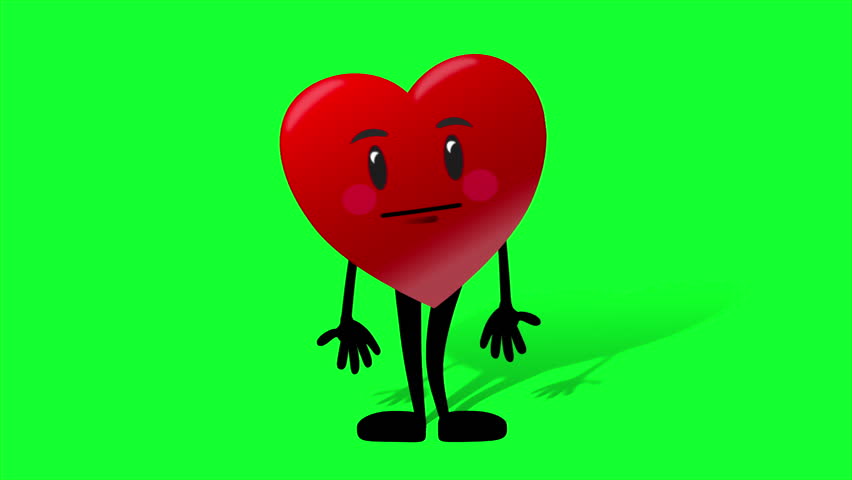 Animation of a talking heart. Animated character of a heart with arms and legs and  mouth movements while dancing | Shutterstock HD Video #1111605321