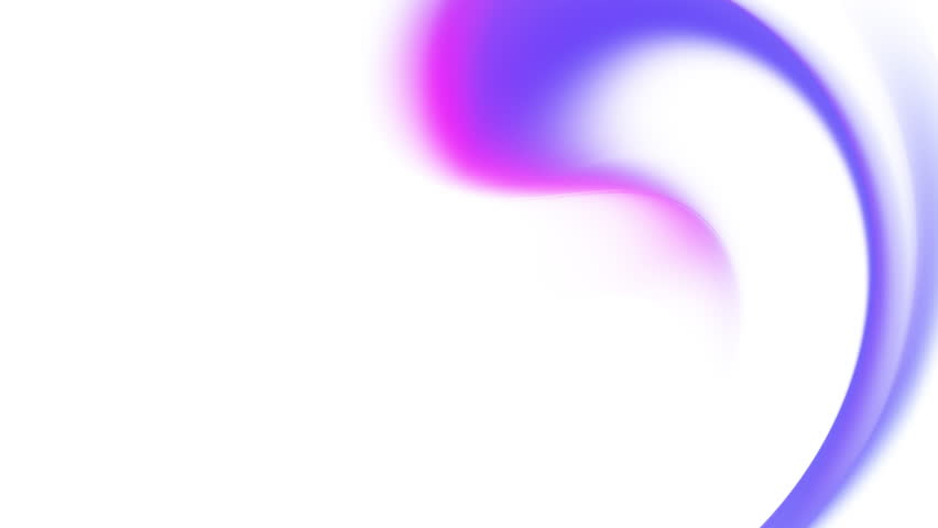 Blue, pink and purple gradient smooth motion on white background