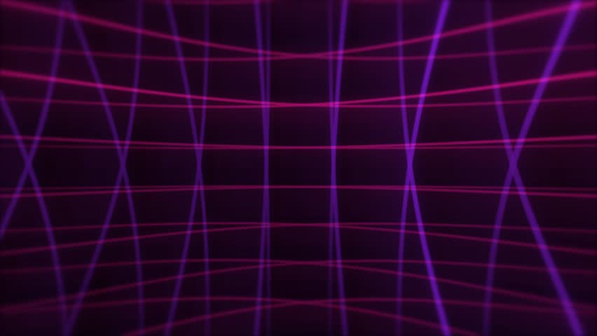 Pink neon grid graphic abstract modern bright color box dance floodlight lights  wall modern art design element rotor twist intro off amazing computer graphics 4k neon vertical lines dot glowing Royalty-Free Stock Footage #1111623863
