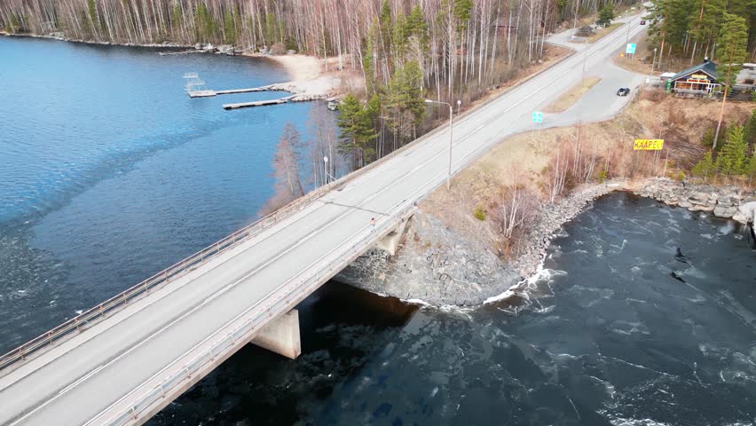 Lake in Jyväskylä city of Finland