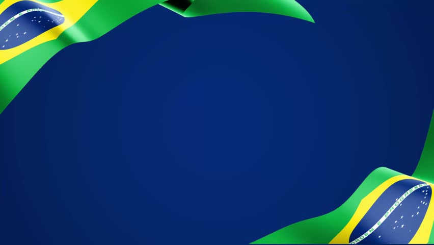 ndependence Day Brazil Lettering Text Animation on brazil flag background. Celebrate Brazil National Day on 7th September. Great for greeting card animation and celebrating Brazil Independence Day.