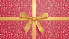 Untying ribbon open a wrapped Gift box 3d animation rendering with Color Matte . You can use color matte for changing  color of pack and ribbon  . - Powered by Shutterstock - Get 15% off with code: PIKWIZARD15
