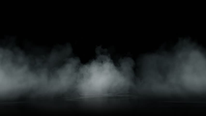 Super Slow Motion Shot of Atmospheric Smoke Slowly Floating on Black Background at 1000fps. | Shutterstock HD Video #1111671201