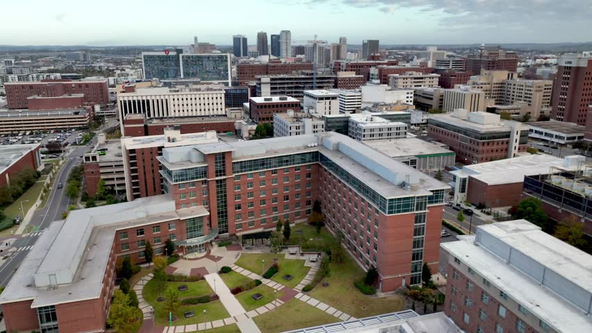 aerial orbit university of alabama at birmingham captured in 5k