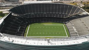 Chicago Stadium near downtown. Aerial shot - Powered by Shutterstock - Get 15% off with code: PIKWIZARD15