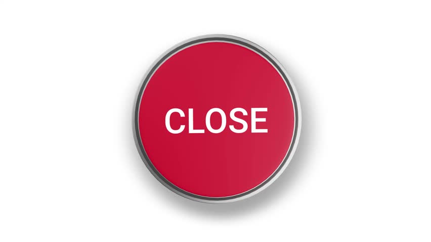 Close Button pressing on white screen