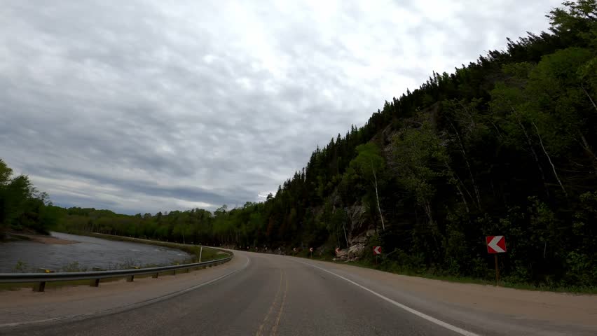 Quebec 069 Driving Tadoussac 2 Saguenay QC