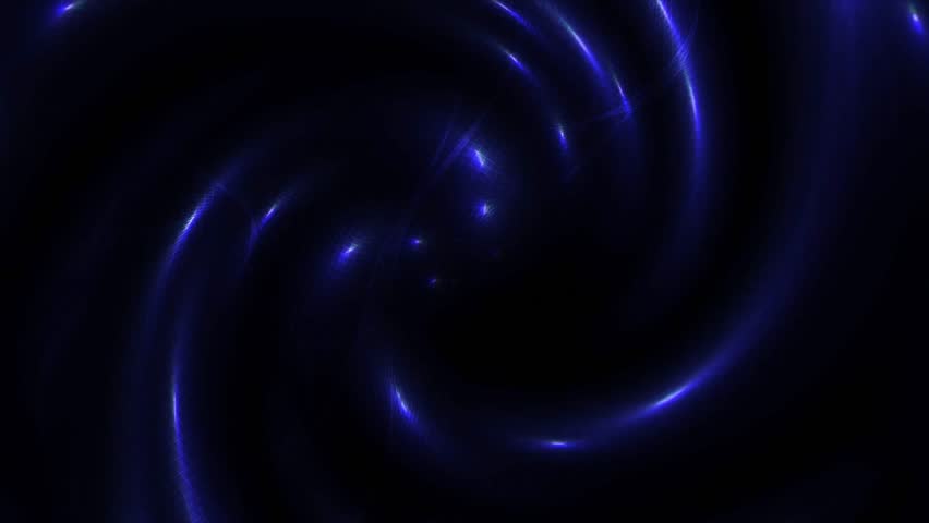 Abstract background 4k. Bright swirl on black background. The concept of space - time. Cold blue color. 3d animation | Shutterstock HD Video #1111727121