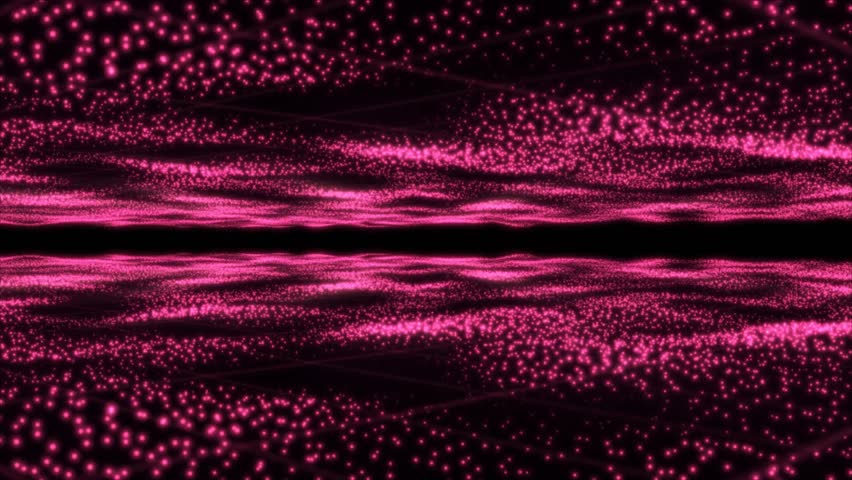 Abstract red glowing waves from particles and dots energy magical futuristic hi-tech, abstract background. Video HD, motion design | Shutterstock HD Video #1111727129