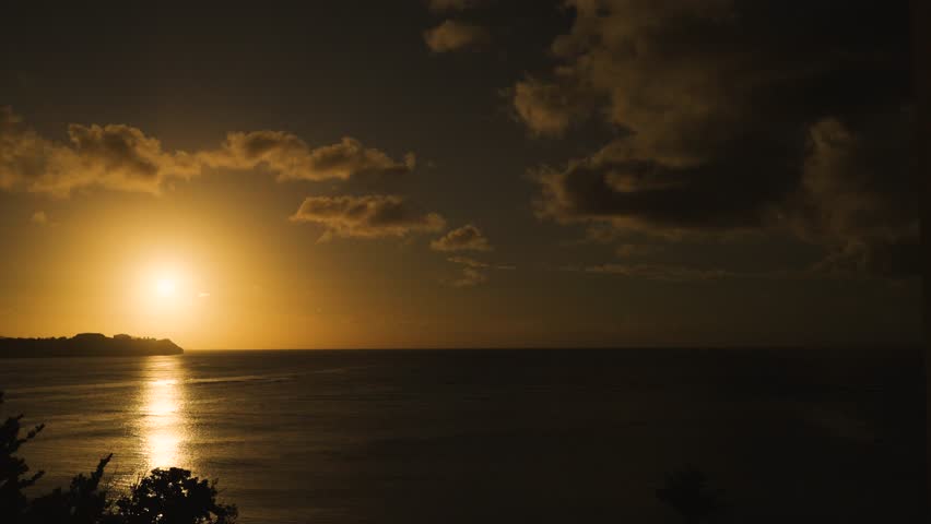 beautiful sunset at Tumon, GUAM
