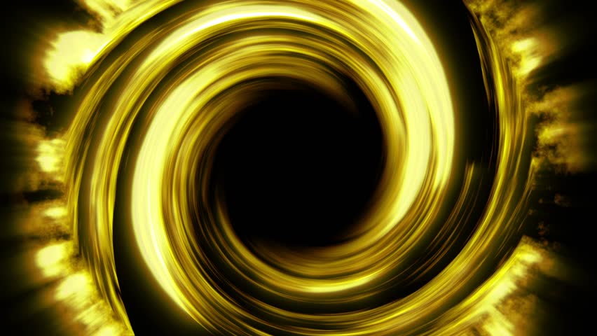 On a dark background, a whirlwind of golden in the center of the free space. Animated abstract background for vertical and horizontal use.Can be used in overlay or add mode. Royalty-Free Stock Footage #1111739579