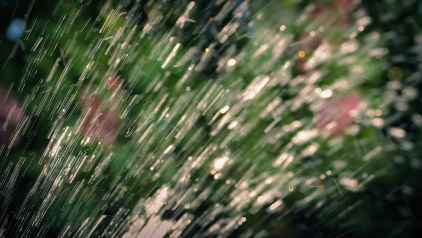 Sprinkler In The Garden Closeup | Shutterstock HD Video #1111760549