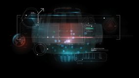 Array of stock market infographics in virtual space. - Powered by Shutterstock - Get 15% off with code: PIKWIZARD15