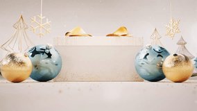 Sparkly New Years Eve Christmas Intro with Copy Space. Happy New Year 2024 Golden Motion Effects Animation. - Powered by Shutterstock - Get 15% off with code: PIKWIZARD15