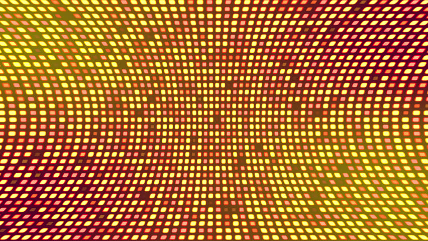 Orange and yellow square dots flash and spin like a kaleidoscope on a 4K background. | Shutterstock HD Video #1111764951