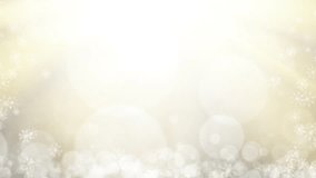 Glow abstract particle magic golden christmas glitter shining motion background.