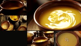 Pumpkin Soup montage collage tiling videos