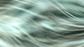 The background of the animation is a blurry, greenish-blue color with a wavy texture