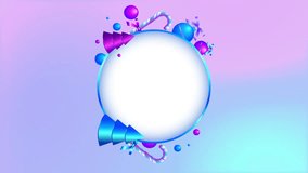 3D Loop Animated Creative Christmas and New Year Design with Neon Magenta and Blue Colors Candy Canes and Decorative Christmas Balls Vertical Social media 3D motion Celebration Card or Banner Template - Powered by Shutterstock - Get 15% off with code: PIKWIZARD15