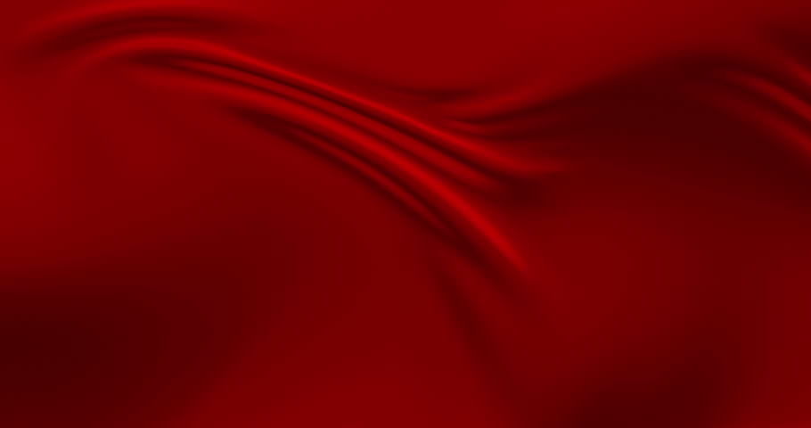 Red silk background. Loop animation | Shutterstock HD Video #1111819597