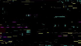 Glitch noise static television VFX pack. Visual video effects stripes background, tv screen noise glitch effect. Video background, transition effect for video editing