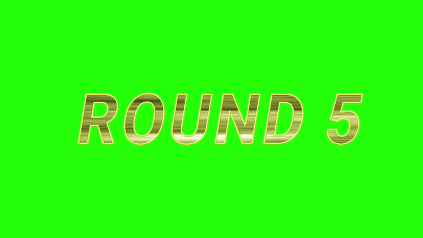 Round 1 2 3 4 5 6 7 8 9 final round fight greenscreen animation opening animation fight preparation | Shutterstock HD Video #1111822947