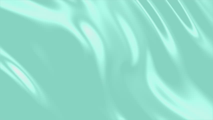 Tranquil Luxury: Slow Motion Flowing Waves of Smooth Green and Turquoise Silk Elegance. 3D Illustration | Shutterstock HD Video #1111835851