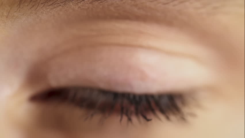 
Zoom in to Beautiful Macro Shot of Brown Woman Eye Blinking. Pupil Opening Zooming to Back Frame. Healthy Eyesight concept. Make up. Royalty-Free Stock Footage #1111839531