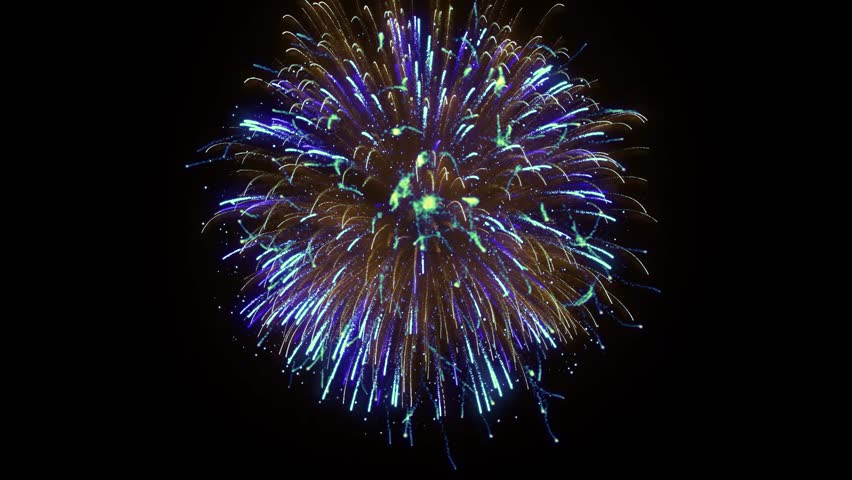 Fireworks celebration festival overlay background | Shutterstock HD Video #1111859459