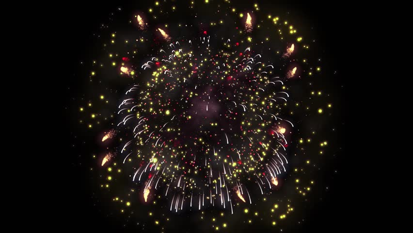 Fireworks celebration festival overlay background | Shutterstock HD Video #1111859463