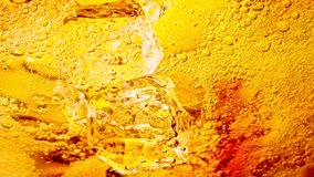 Super Slow Motion Shot of Ice Cubes Falling into Lemonade at 1000fps. - Powered by Shutterstock - Get 15% off with code: PIKWIZARD15