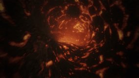 Inside The Hot Ember Lava Hole. Seamless Loop Animation - Powered by Shutterstock - Get 15% off with code: PIKWIZARD15