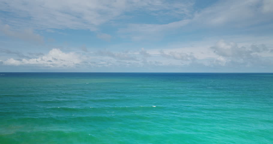 Professional video 4K DCI 4096x2160p. aerial view sea horizon as far as the eye can see One part sky, one part sea. High quality video Prores422 | Shutterstock HD Video #1111878249