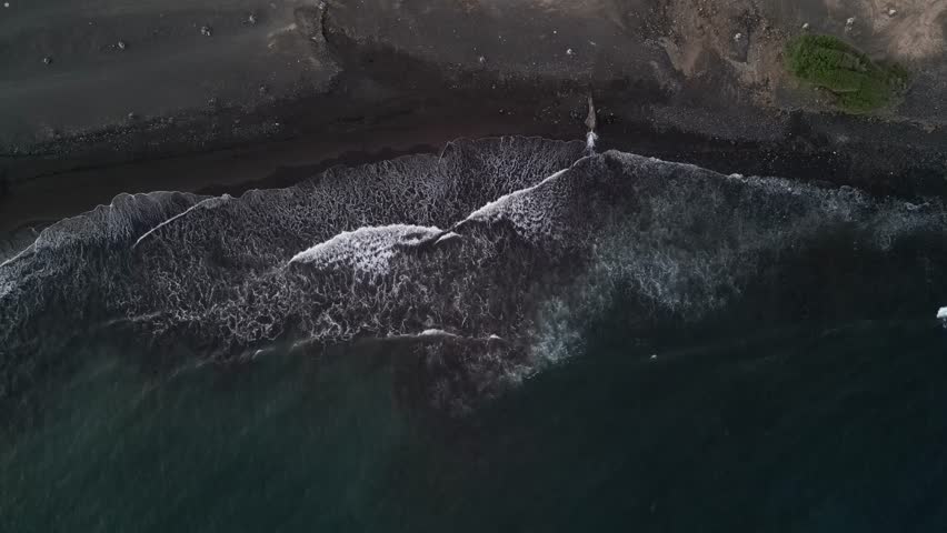 Overhead View Of Ocean Waves On Cape Verde Island Country In Africa | Shutterstock HD Video #1111879939