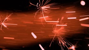 600fps super slowmotion fireworks: fire jet, black background, UHD Video - Powered by Shutterstock - Get 15% off with code: PIKWIZARD15