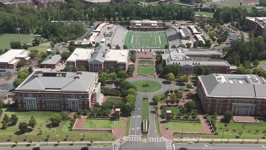 University of North Carolina Charlotte campus aerial