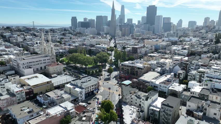 Downtown Street At San Francisco California United States. Cityscapes San Francisco California. Avenues Landscape Megalopolis Stunning. Avenues Urban Megalopolis Business Center Town.