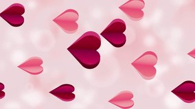 The animated vertical background features red and pink paper hearts flying on a pastel pink background. Motion graphics in the concept of Valentine's Day. The loop animated vertical video. - Powered by Shutterstock - Get 15% off with code: PIKWIZARD15